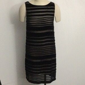 NWT Joie Dawna B Irregular Striped Velvet Burnout MIDI Dress Size Small